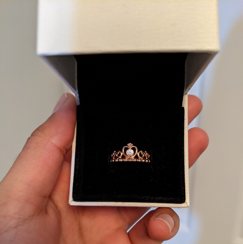 Princess tiara crown ring - Picture 5 of 8